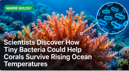 Scientists Discover How Tiny Bacteria Could Help Corals Survive Rising Ocean Temperatures